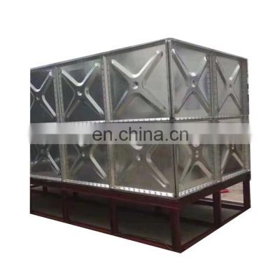 galvanized steel water tank 50000 litters square water tank