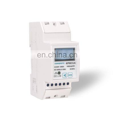 Single Phase Lora/Wireless Module Smart DIN Rail 35mm Mounted Energy Meter With RS485 Port photo-5