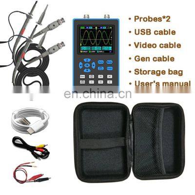 DSO2512G Digital Oscilloscope 120M Bandwidth 500M Sampling Mini 2 Channel Oscilloscope For Repairs