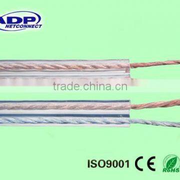 Factory price transparent flexible speak cable