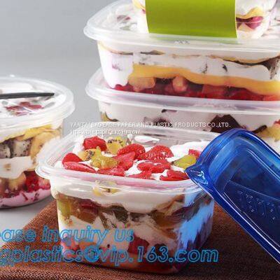 Microwave Lunch Bento Box Eco-friendly 700ml Disposable Plastic pp Food Storage Containers Food Take Away Packaging Box photo-3