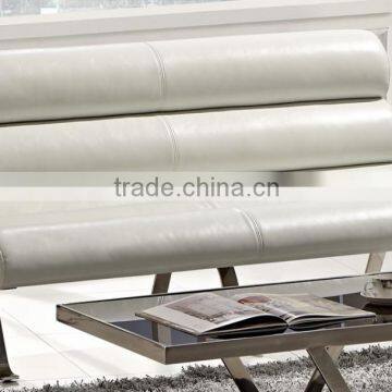Oupusen 1 1 3 White Knock Down Office Sofa Set photo-4