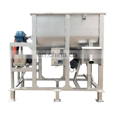 Best Price 800l Horizontal Industrial Stainless Steel Dry Powder Ribbon Blender Mixer / Mixing Machine