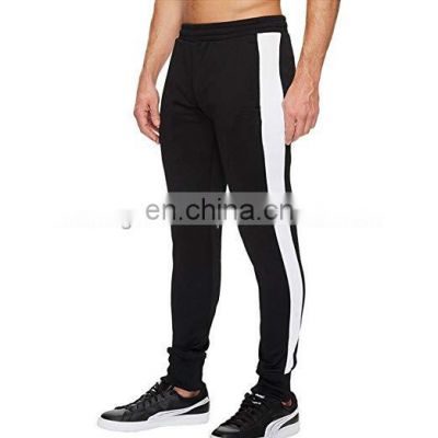 Wholesale gym Side Stripe Sweatpants For Men Black Fleece Hot Seller Custom Joggers Pant Slim Fit Men's Track Pants