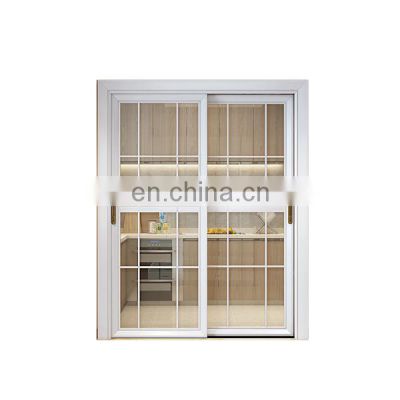 Manufacturer Price Upvc Slimline Upvc Double Glazed Glass High Quality Sliding Door