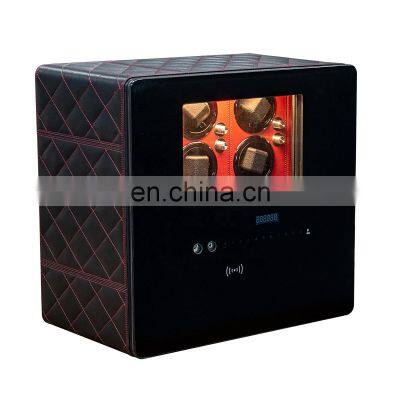 JIMBO Automatic Watch Winder With 12 Slots Touch Screen Japanese Mabuchi Motor Luxury Automatic Watch Winder Box photo-4