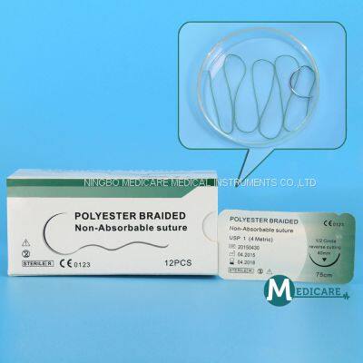 Surgical Suture Polyester Surgical Suture Non-Absorbable Suture