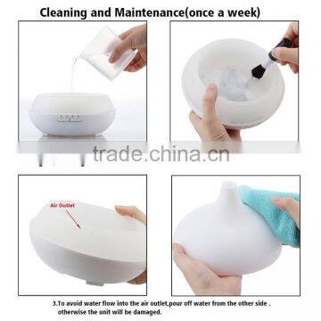 Low Price 300ml Spa and Hotel New Ultrasonic Humidfier Air Purifier With Aroma Frangrance photo-4