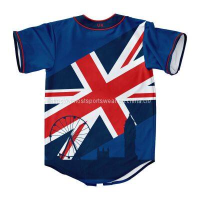Short Sleeves Custom Baseball Jersey With Design and Color no Fading photo-2