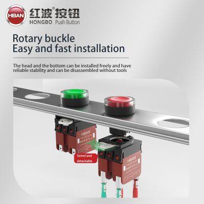 Ip65 22mm Flat Head Dot Illumination 20amp Spdt 12 Volt Push Button Switch Momentary photo-4