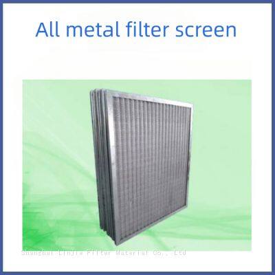 Aluminum wave mesh and aluminum foil filter mesh