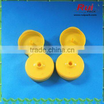 38/400 flip top cap for honey bottle,Yellow flip top cap for tomato sauce