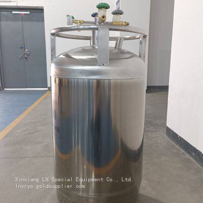 Self Pressurized Tank YDZ-150 Price Discount Laboratory Stainless Steel Liquid Nitrogen Tank photo-2