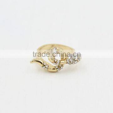 Gold Plated Sweet Style Top Quality Finger Rings for women Jewelry Wholesale