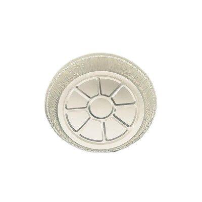 9 Inch Round Aluminum Foil Tray 1250ml Disposable Baking Pan for Food Serving and Takeout photo-3
