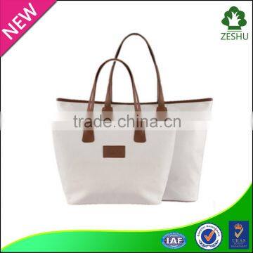 Europ and korea fashion lady canvas handbag big capacity shopping bag