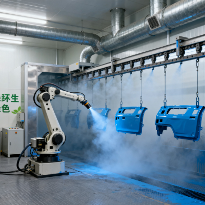 Custom electrostatic-sprayed  parts