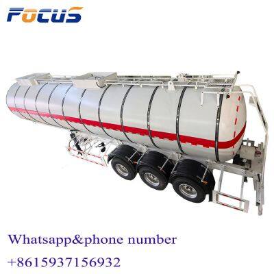 45000 Liters Aluminum Tanker for Sale,3 Axle Petrol Tanker Trailer Price,Fuel Tank Semi-trailer price ,exported to Barbados