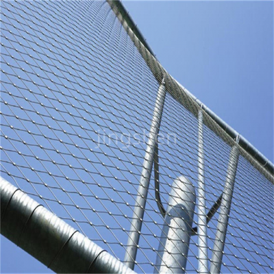 Reinforcement Protection Chain Link Fence Twisted Rope Stainless Steel Wire Rope Mesh Net
