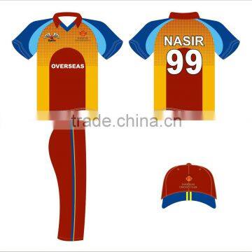 2012 new design cricket uniform