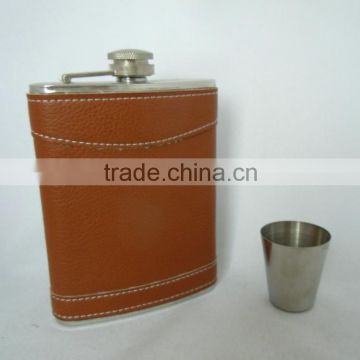 BPA free 18/8 304 Wholesale stainless steel silicone hip flask