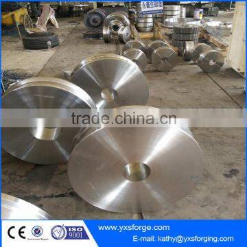 Crane trolley forging wheel /driving wheel/driving sheave