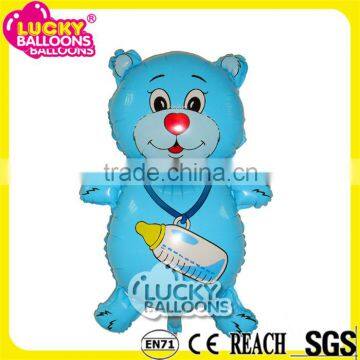 24inch nylon material mini bear shaped foil balloons for kids