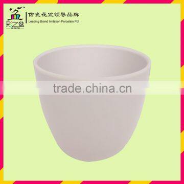 Colorful glazed round melamine flower pot Weixuan CAIZHIPEN MX1408