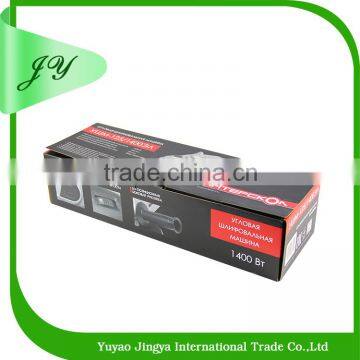 Custom high quality printing box firm corrugated black packing box