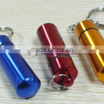 5ml to 20ml Clip Keychain Metal Box Mini Container Vacuum Pill Box Holder photo-5