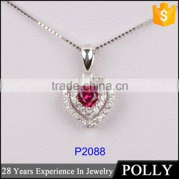 2015 New Design Silver Jewelry for Girl 925 Sterling Silver Pendent Necklace photo-1