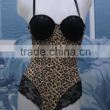 High quality Leopard pattern Shapewear,sexy ladies corset