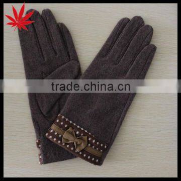 woolen fashion gloves for women