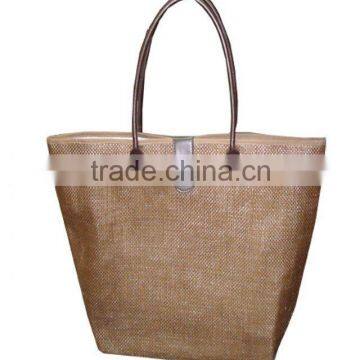 New Eco-friendly plain jute shopping bag/gunny tote bag