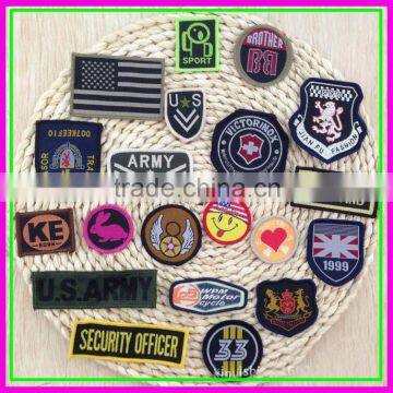 Sew-on Cheap KIDS DIY Textile Embroideried Woven Cartoon Patches in wholesale