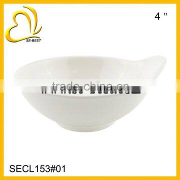4" PURE WHITE PLASTIC SAUCE BOWL; SAUCE DISH Quality Choice photo-2