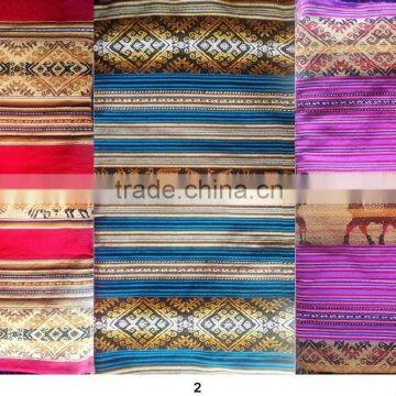 WOVEN FABRIC THROW FOR WALL, TABLE, BED USE