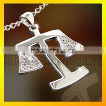 Fashion sterling silver pendants charms hot selling pendant necklace