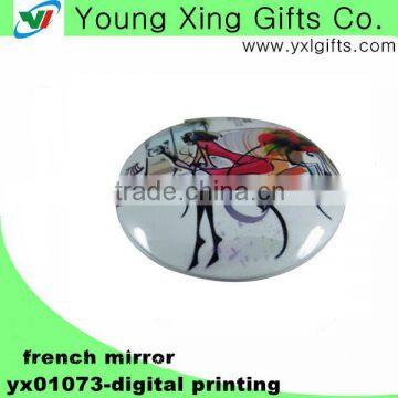 Beauty digitial printing custom pocket mirror