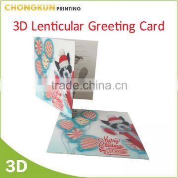 Customize Design 3D Lenticular Printing Children's day greeting cards