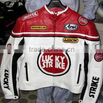 leather motorbike racing jackets/leather motorcycle racing jackets