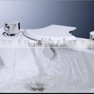 3 hole Basin Waterfall Faucet