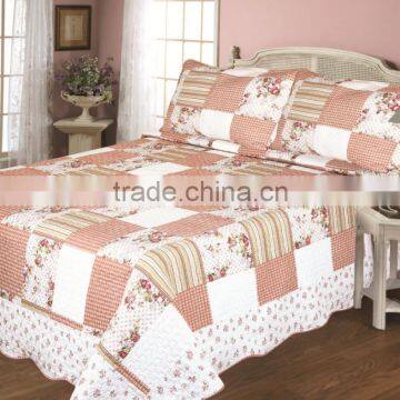 Heavy winter quilt bed patchwork quilt