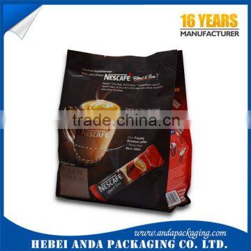 Food Plastic Packaging for Coffee Bean, Coffee Packaging Flat Bottom Bag Square Bottom Pouch photo-4