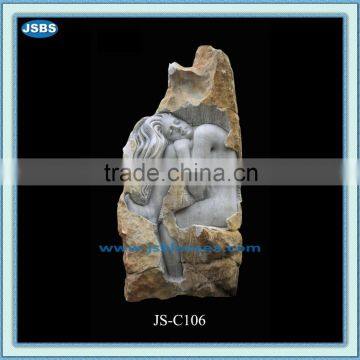 famous outdoor antique stone naked girl statue