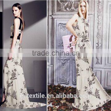 Floral Crepe de Chine 100 Silk Digital Print Silk Fabric photo-2