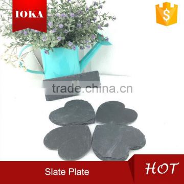 Round/Square /Rectangle Black Slate Plate