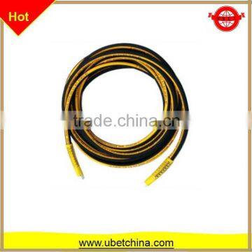 China DN 6 wire braided rubber hose with linen surface for washing / cleaning machine price