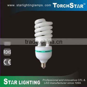 60w half spiral compact flourescent lamp