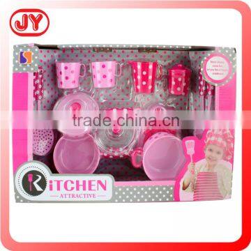 Funny cheap plastic big kitchen set toy